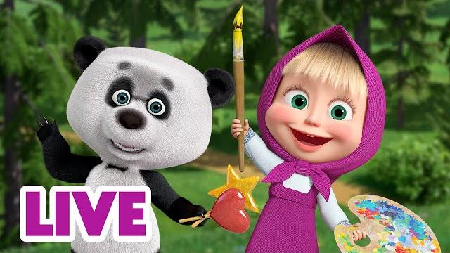 Прямой эфир! live маша и медведь ️ развивающие мультики с машей Прямой эфир! live маша и медведь ️ развивающие мультики с машей