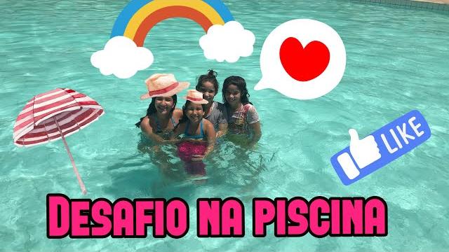 Desafio na piscina - fale qualquer coisa Desafio na piscina - fale qualquer coisa