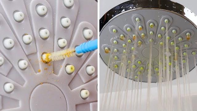 How to clean your shower head better #shorts How to clean your shower head better #shorts