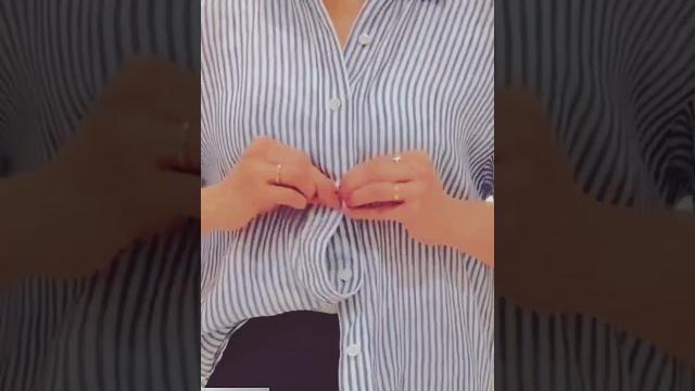 A polo shirt dressing hack for women. #dressinghacks #dressingtips #womenfashion #fashion #dresstips A polo shirt dressing hack for women. #dressinghacks #dressingtips #womenfashion #fashion #dresstips