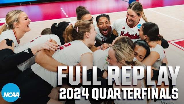 Nebraska vs. wisconsin: 2024 ncaa volleyball tournament quarterfinals | full replay Nebraska vs. wisconsin: 2024 ncaa volleyball tournament quarterfinals | full replay