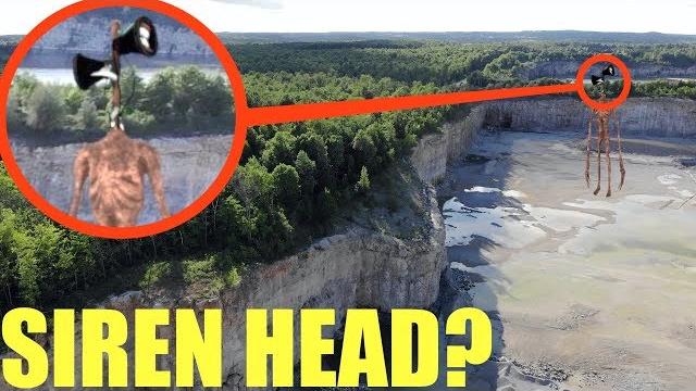 You won't believe what my drone caught on camera at the siren head forest / we saw him! he is huge! You won't believe what my drone caught on camera at the siren head forest / we saw him! he is huge!