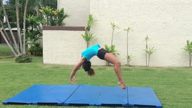 How to do a back handspring for beginners How to do a back handspring for beginners