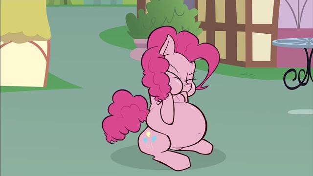 Pinkie pie blowing on her hoof inflation Pinkie pie blowing on her hoof inflation