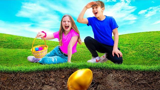 Extreme easter egg hunt ft/ salish vs nidal Extreme easter egg hunt ft/ salish vs nidal