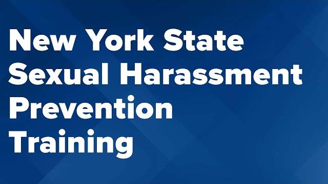 Sexual harassment prevention training Sexual harassment prevention training