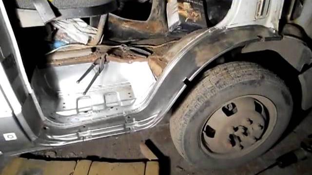 Газель, замена порогов. кузовной ремонт. Газель, замена порогов. кузовной ремонт.