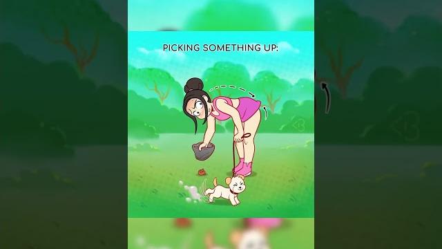 Problems with skirts... (blogilates comic dub) Problems with skirts... (blogilates comic dub)
