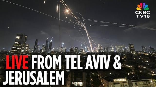 Tel aviv live skyline view: israel and iran launch new attacks | ali khamenei | netanyahu | n18g Tel aviv live skyline view: israel and iran launch new attacks | ali khamenei | netanyahu | n18g