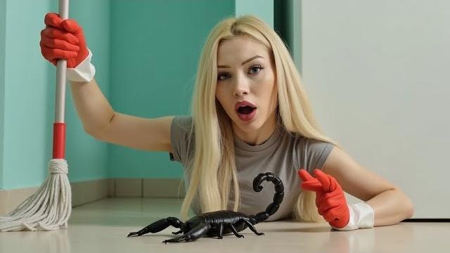Temi̇zli̇k yaparken evi̇mden akrep çikti!! Temi̇zli̇k yaparken evi̇mden akrep çikti!!