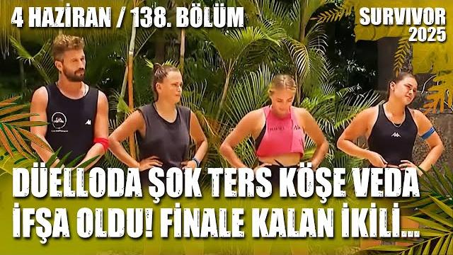 Survivor eleme i̇fşa canli yayin düello fi̇nali̇ adem ayşe meryem sevgi̇ veda 04.06.2025 138. bölüm tv 8 Survivor eleme i̇fşa canli yayin düello fi̇nali̇ adem ayşe meryem sevgi̇ veda 04.06.2025 138. bölüm tv 8