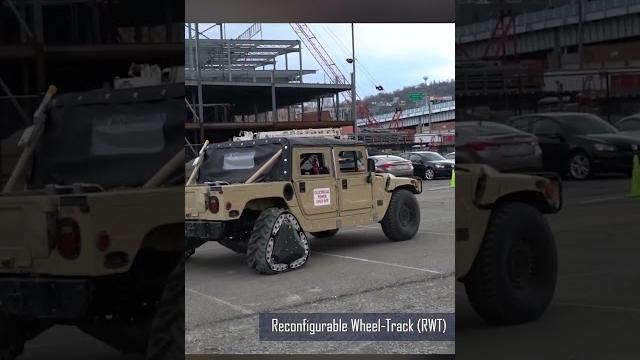 These darpa wheels change their shape These darpa wheels change their shape