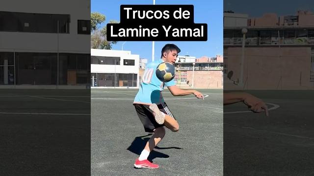 Aprende los mejores trucos de lamine yamal ️ #futbol Aprende los mejores trucos de lamine yamal ️ #futbol