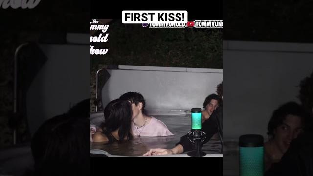He got his first kiss #shorts He got his first kiss #shorts