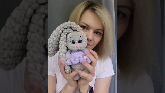 Зайка плюшевые ушки #амигуруми #вязание #вязаныеигрушки #игрушки_крючком #вяжу #ручная_работа Зайка плюшевые ушки #амигуруми #вязание #вязаныеигрушки #игрушки_крючком #вяжу #ручная_работа