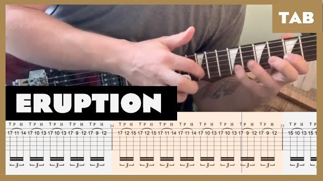Van halen - eruption - guitar tab | lesson | cover | tutorial Van halen - eruption - guitar tab | lesson | cover | tutorial