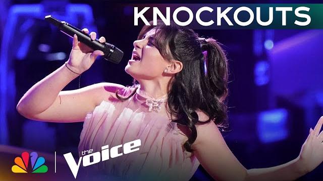 Thirteen-year-old julia roome performs sia's "unstoppable" flawlessly | the voice knockouts | nbc Thirteen-year-old julia roome performs sia's "unstoppable" flawlessly | the voice knockouts | nbc