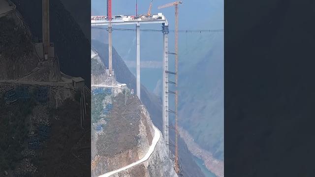 World class canyon arch bridge || guniu river bridge anpan expressway #bridge #civilengineering World class canyon arch bridge || guniu river bridge anpan expressway #bridge #civilengineering
