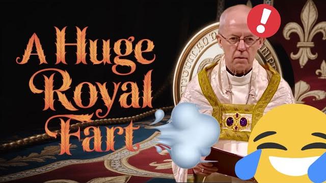 Huge fart interrupts kings coronation Huge fart interrupts kings coronation