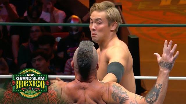 Kazuchika okada makes his return to arena mexico vs mark briscoe | aew grand slam mexico, 6/18/25 Kazuchika okada makes his return to arena mexico vs mark briscoe | aew grand slam mexico, 6/18/25