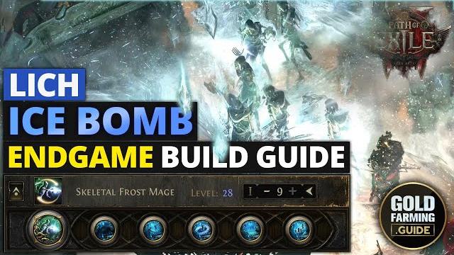 Ice bomb lich full build guide - pinnacle bosses & t15 maps - frost mage - poe ii, path of exile 2 Ice bomb lich full build guide - pinnacle bosses & t15 maps - frost mage - poe ii, path of exile 2