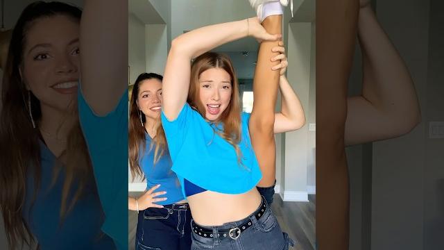 She’s so flexible! | triple charm #shorts She’s so flexible! | triple charm #shorts