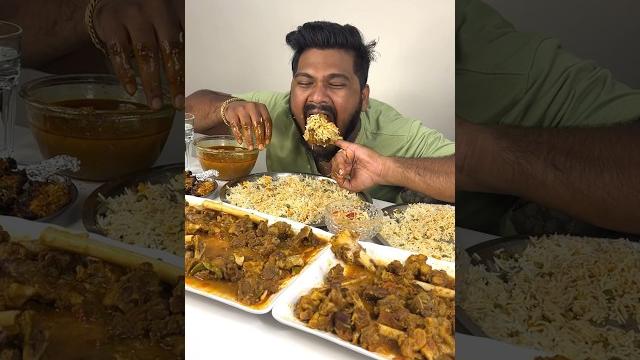 Desi mutton nalli rice mere style mein #shorts #foodie #indianfood Desi mutton nalli rice mere style mein #shorts #foodie #indianfood