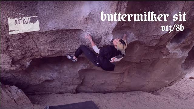 Uncut: miho nonaka - buttermilker (v13/8b) Uncut: miho nonaka - buttermilker (v13/8b)