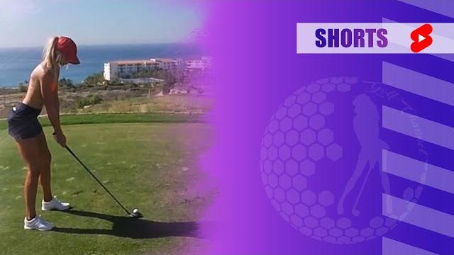 Amazing golf swing you need to see | golf girl awesome swing | golf shorts | sam stockton Amazing golf swing you need to see | golf girl awesome swing | golf shorts | sam stockton