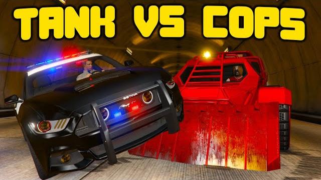 Armored tank vs cops in gta rp Armored tank vs cops in gta rp
