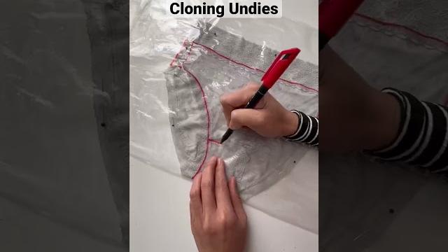 Cloning underwear: make a #sewingpattern from your fave undies #diy #sewing #handmade #sewinghacks Cloning underwear: make a #sewingpattern from your fave undies #diy #sewing #handmade #sewinghacks