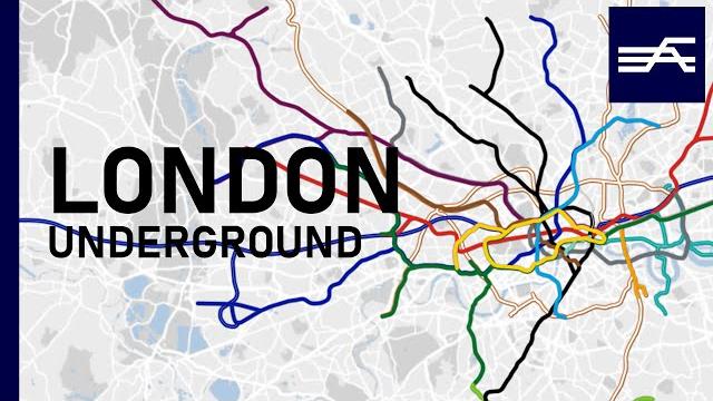 Evolution of the london rapid transit (underground, overground) 1863-2020 (geographic map) Evolution of the london rapid transit (underground, overground) 1863-2020 (geographic map)