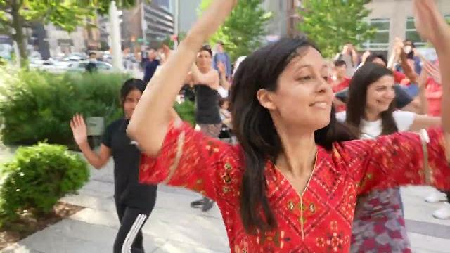Masala bhangra team | sarina jain | indian dance take over at downtown brooklyn with barefeet! Masala bhangra team | sarina jain | indian dance take over at downtown brooklyn with barefeet!