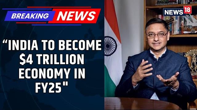 Eac-pm member sanjeev sanyal says india to become usd 4 trillion economy in fy25 | news18 Eac-pm member sanjeev sanyal says india to become usd 4 trillion economy in fy25 | news18