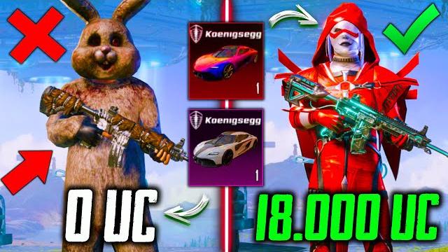 Легендарная прокачка аккаунта на 18.000 uc в pubg mobile! выбил koenigsegg и 2 мифика в пубг мобайл! Легендарная прокачка аккаунта на 18.000 uc в pubg mobile! выбил koenigsegg и 2 мифика в пубг мобайл!