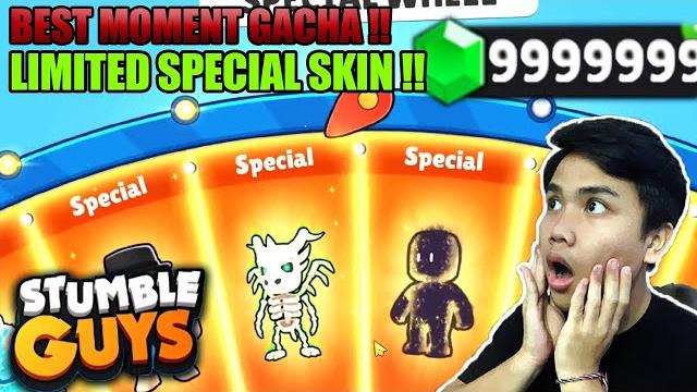 Best moment gacha limited special skin ! stumble guys Best moment gacha limited special skin ! stumble guys