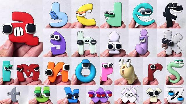 I made all lowercase alphabet lore song with clay - sculptures timelapse @mikesalcedo I made all lowercase alphabet lore song with clay - sculptures timelapse @mikesalcedo