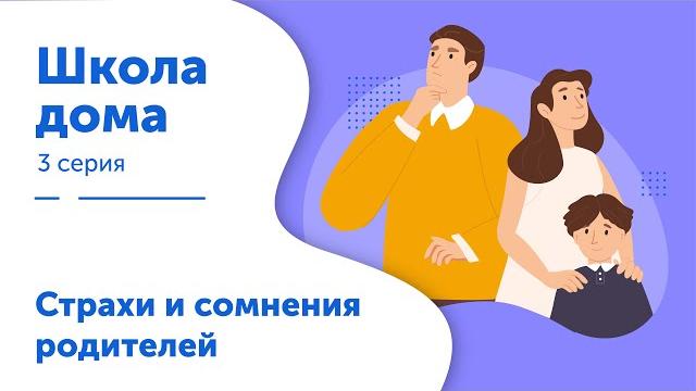 Школа дома. серия 3. страхи и сомнения родителей Школа дома. серия 3. страхи и сомнения родителей