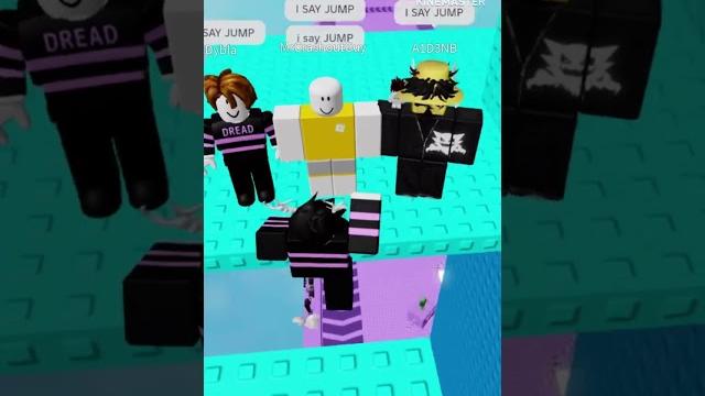 I say jump ️ #troll #realrosa #roblox I say jump ️ #troll #realrosa #roblox
