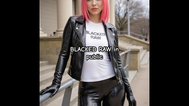 Blacked raw latex fashion Blacked raw latex fashion