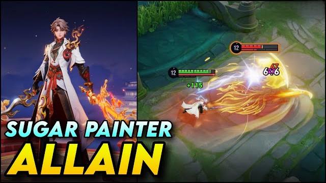 Legendary looks, rare price! this epic skin is a must-buy! | allain sugar painter gameplay | hok Legendary looks, rare price! this epic skin is a must-buy! | allain sugar painter gameplay | hok