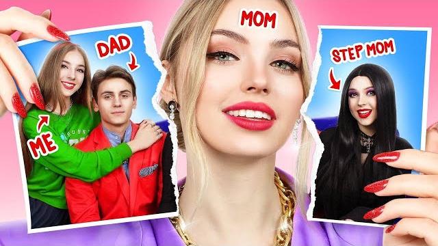 Stepmom vs mom || my rich dad fell in love with our babysitter Stepmom vs mom || my rich dad fell in love with our babysitter