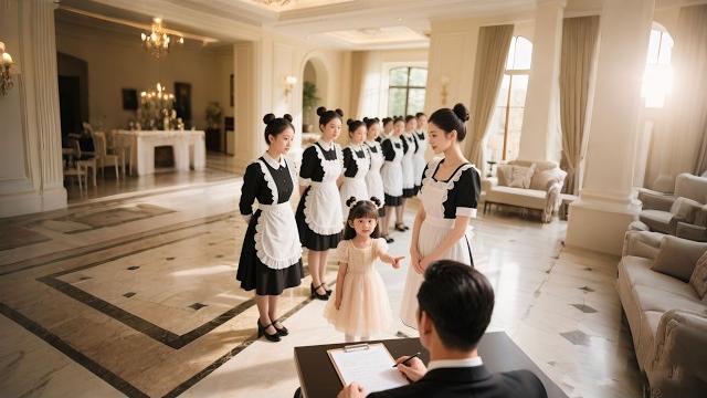 The ceo was interviewing a nanny. his daughter looked at cinderella and called her "mom." The ceo was interviewing a nanny. his daughter looked at cinderella and called her "mom."
