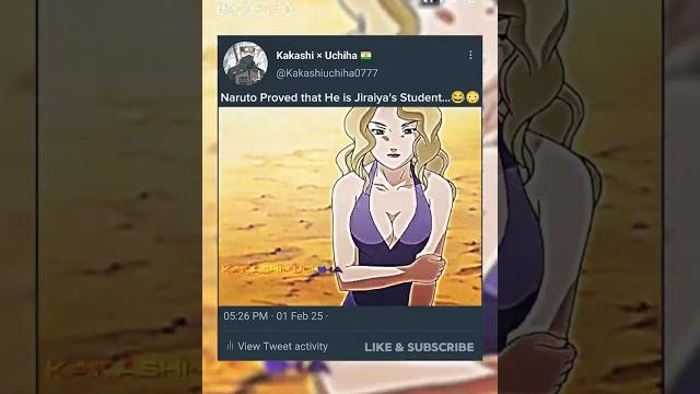 Naruto proved that he is jiraiya's student Naruto proved that he is jiraiya's student
