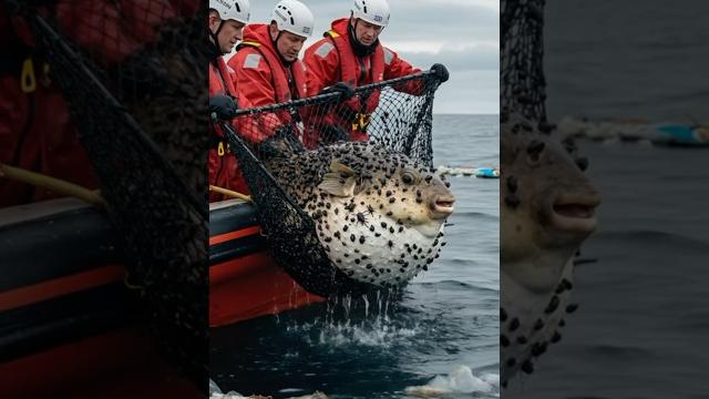 This pufferfish needs a rescue This pufferfish needs a rescue