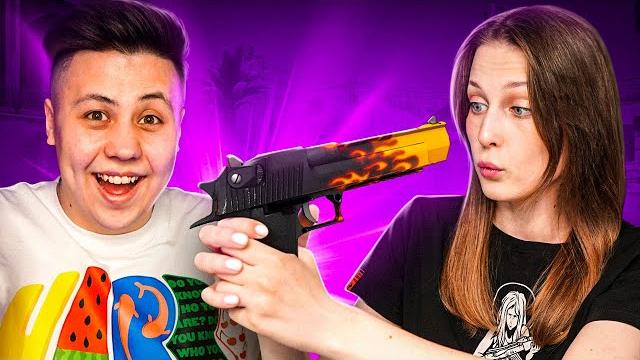 Я научил свою девушку играть в cs:go Я научил свою девушку играть в cs:go