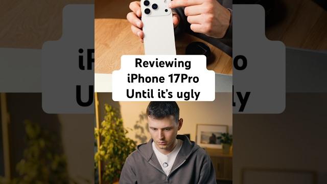 Reviewing iphone 17 pro until it’s ugly Reviewing iphone 17 pro until it’s ugly