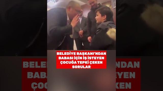 Keçiören belediye başkanı'ndan babası için iş isteyen çocuğa tepki çeken sorular #shorts Keçiören belediye başkanı'ndan babası için iş isteyen çocuğa tepki çeken sorular #shorts