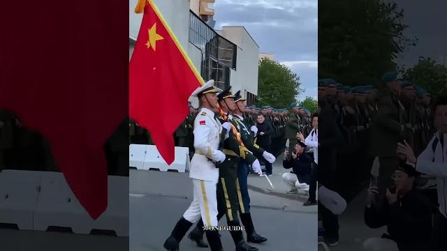 解放军三军仪仗队在白俄罗斯首都明斯克#pla#belarus#army 解放军三军仪仗队在白俄罗斯首都明斯克#pla#belarus#army