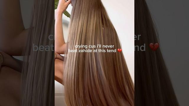 No one can do this trend better than zahide #hairtok No one can do this trend better than zahide #hairtok
